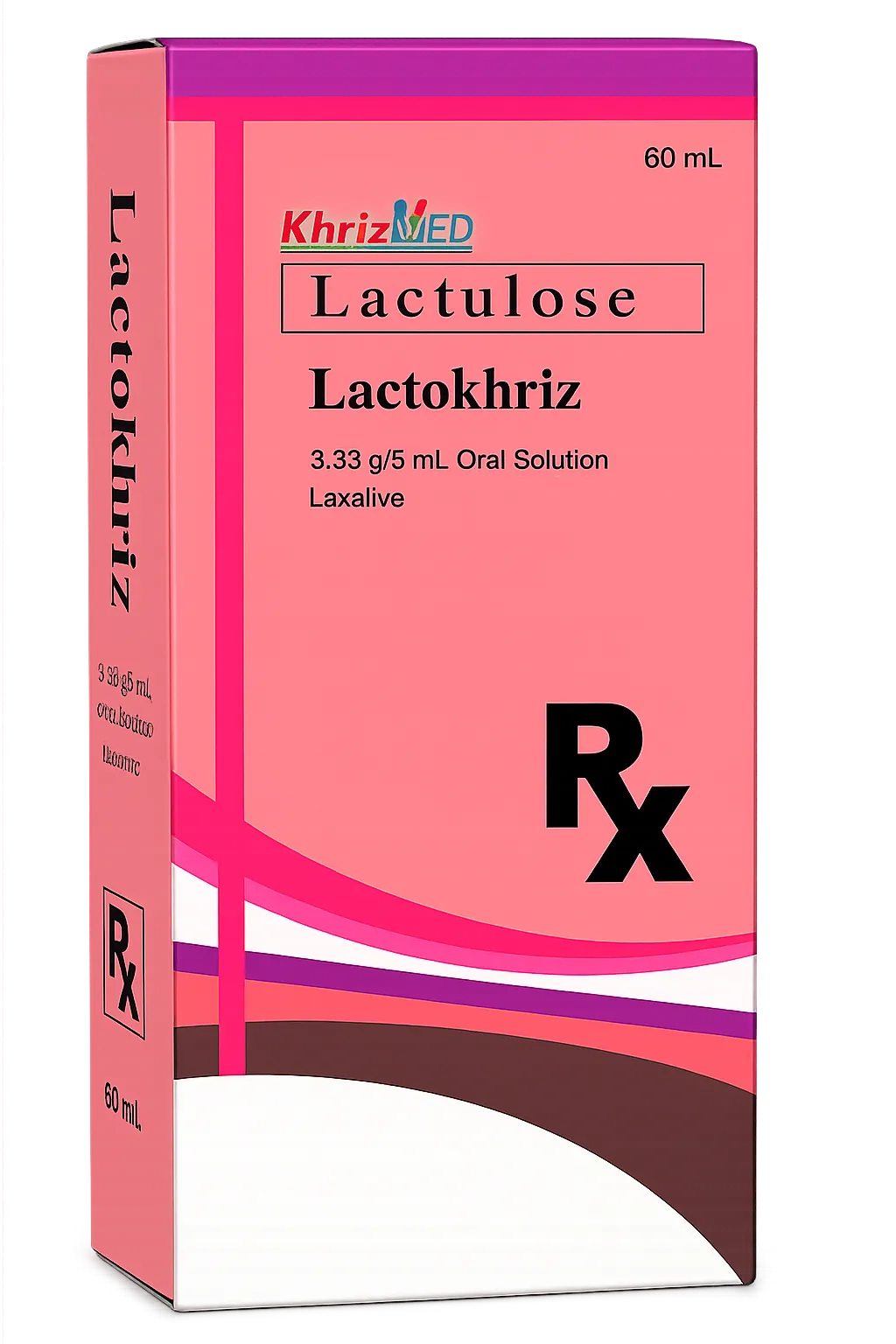 Lactokhriz carton, Lactulose 3.35 g per 5 mL oral solution