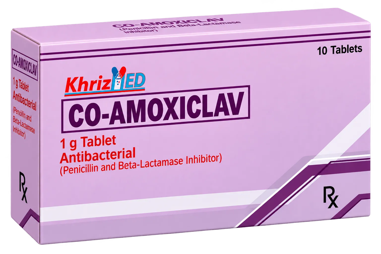 Spotclav 1000 carton, Co-Amoxiclav 1 g tablet
